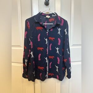 Milano Italy button-up blouse